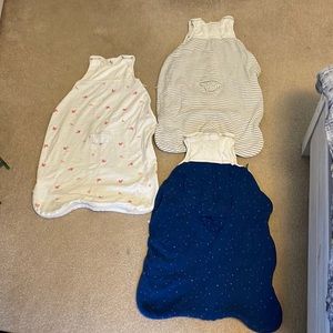 Mori sleeping bags- clever sleep sack 2.5 TOG (1 spring/ summer; 2 winter sacs